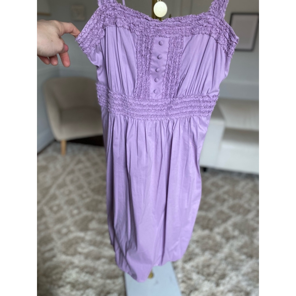 BCBGMaxAzria Lavender Sleeveless Midi Dress - Picture 4 of 9